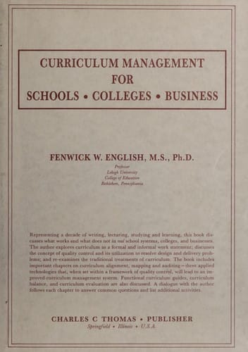 Curriculum management for schools, colleges, business