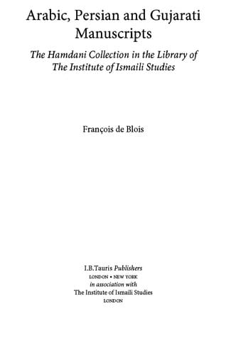 Arabic, Persian and Gujarati manuscripts