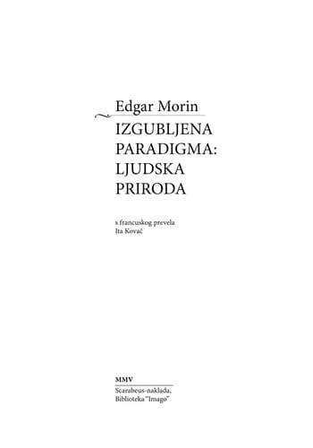 Izgubljena paradigma