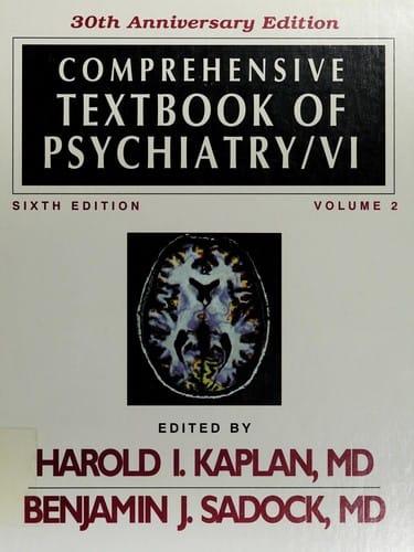 Comprehensive textbook of psychiatry/VI