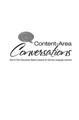 Content-area conversations