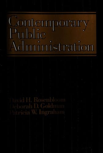 Contemporary public administration
