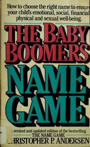 The baby boomer's name game