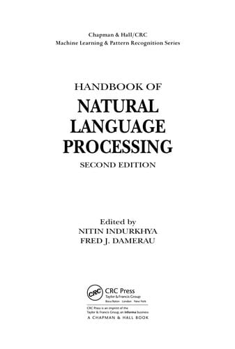 Handbook of natural language processing