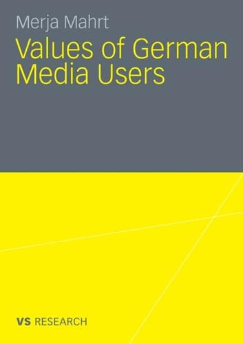Values of German media users 1986-2007