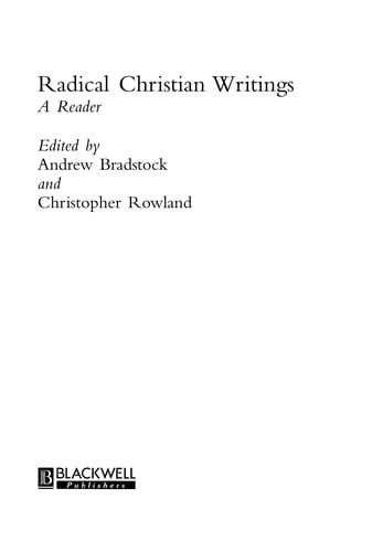 Radical Christian writings