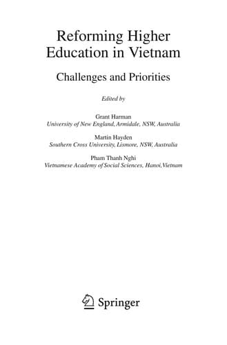 Reforming higher education in Vietnam