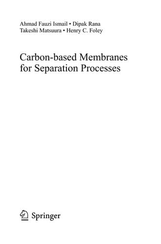 Carbon-based membranes for separation processes