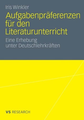 Aufgabenpra ferenzen fu r den Literaturunterricht