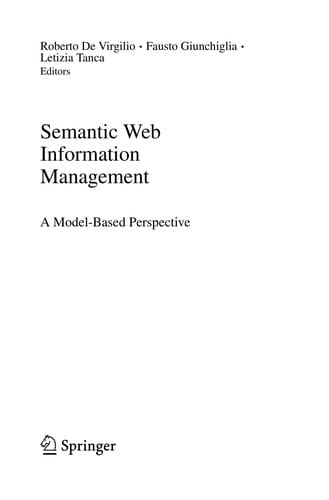 Semantic Web Information Management