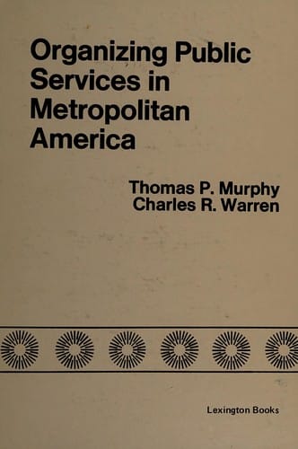 Organizing public services in metropolitan America