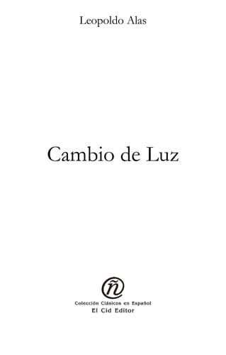 Cambio de luz