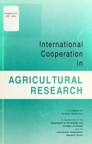 International cooperation in agricultural research