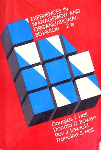 Experiences in management and organizational behavior