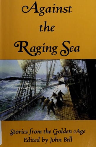 Against the raging sea