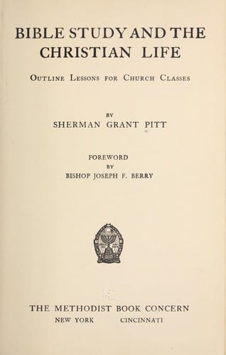 Bible study and the Christian life...