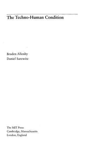 The techno-human condition