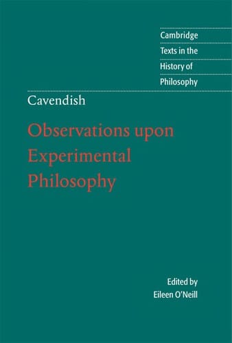 Observations upon experimental philosophy
