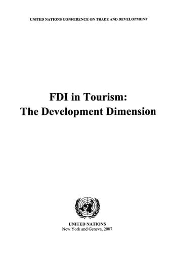 FDI in tourism