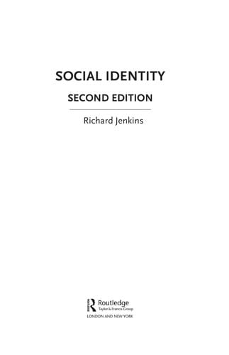 SOCIAL IDENTITY