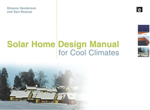 Solar home design manual for cool climates