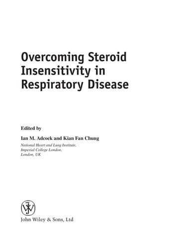 Overcoming steroid insensitivity in respiratory disease