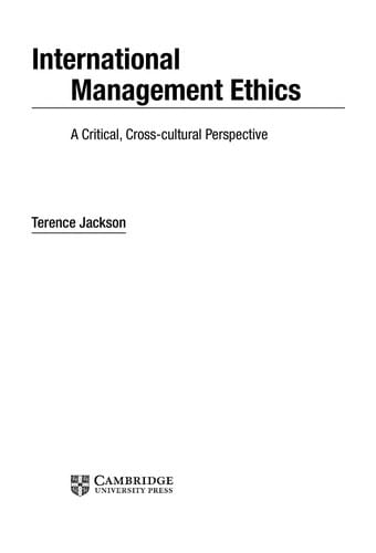 International Management Ethics