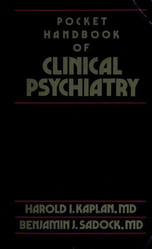 Pocket handbook of clinical psychiatry