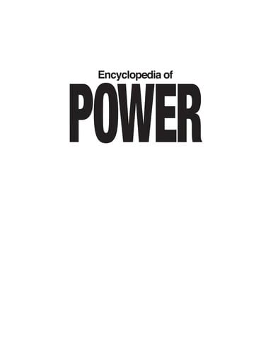 Encyclopedia of power