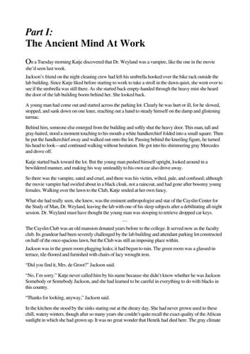 The vampire tapestry