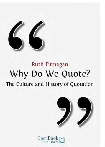 Why do we quote