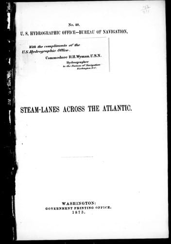 Steam-lanes across the Atlantic