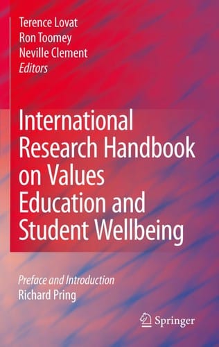 International research handbook on values education and student wellbeing