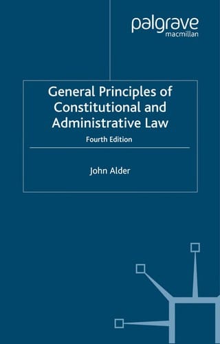 General principles of constitutional and administrative law