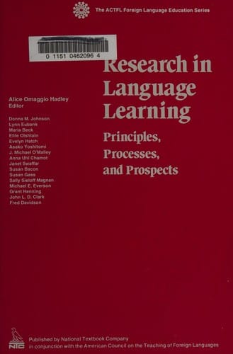 Research in language learning