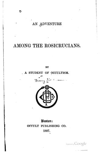 An Adventure Among the Rosicrucians