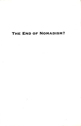 The end of Nomadism?