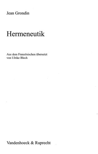 Hermeneutik