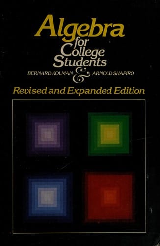 Algebra for college students