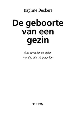 De geboorte van een gezin