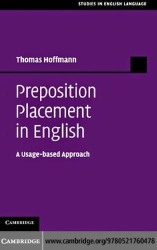 Preposition Placement in English