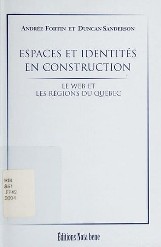 Espaces et identités en construction