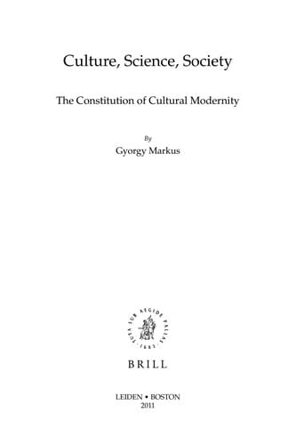 Culture, science, society