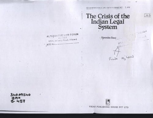 Alternatives in Development - Law (Alternatives in development)