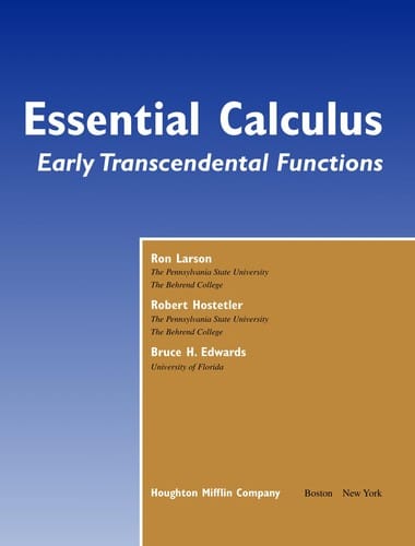 Essential calculus