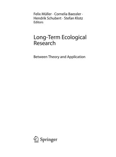 Long-term ecological research