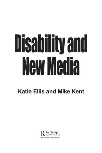 Disability and new media