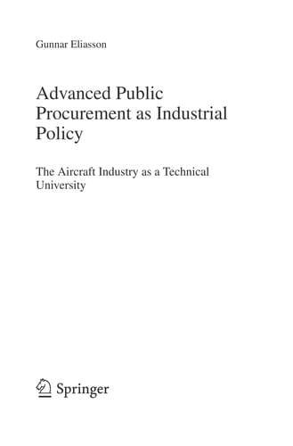 Advanced public procurement as industrial policy