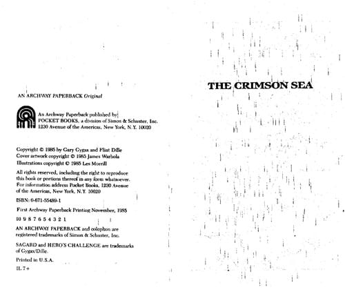 The crimson sea