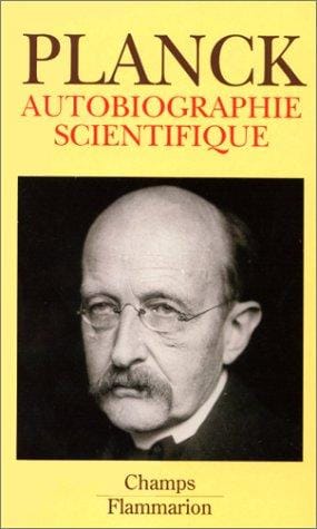 Autobiographie scientifique et derniers écrits